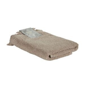 Bahne - Håndklæde beige frynser 50x100