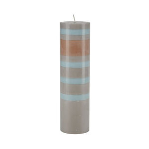 Bahne - Farverigt bloklys - H20 D5,6 - grå, okker, blå