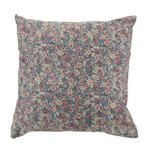 Bahne - Pude med blomster - Mix farve - inkl. fjerfyld