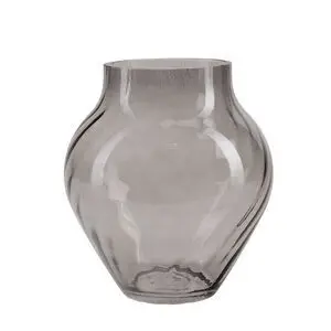 Bahne - Vase rund form - røg