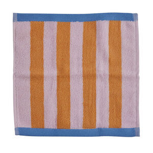 Bahne - Vaskeklud Stripe 30x30 Blush, orange, blå