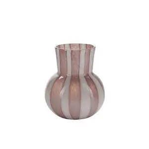 Bahne - Candy glas vase gammel rose.white