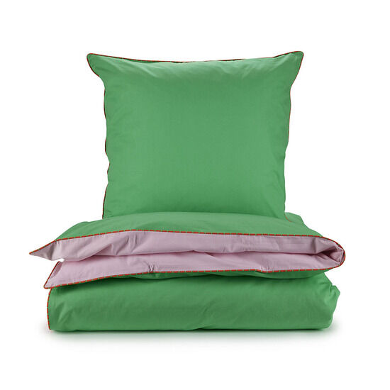 Bahne - Farve Combo Sengetøj Pink.Grøn 200cm