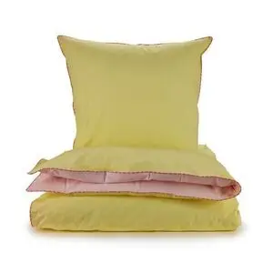 Bahne - Farve Combo Sengetøj gul.rosa 220cm