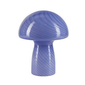 Bahne - Mushroom bordlampe - BLÅ - 23 cm høj