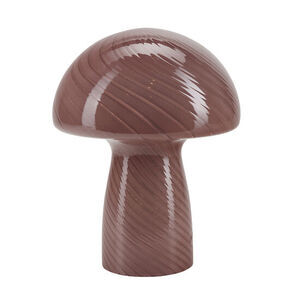Bahne - Mushroom Bordlampe - OLD ROSE - gammelrosa - 23 cm høj