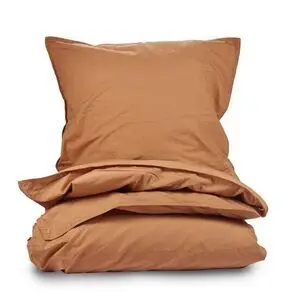 Bahne - Krøllet Percale sengetøj - Amber - 140x220 cm