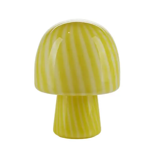 Bahne - Funghi bordlampe med striber - Gul 