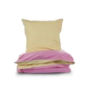 Bahne - Colour Combo Sengetøj, gul/pink - 140x220 cm