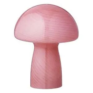 Bahne - Mushroomlampe - Bubble Gum (DT) - Rose - Lyserød - 23 cm høj