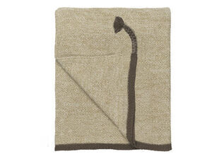 Cozy Living - Astrid omvendt strikket Throw - SPRING LEAF