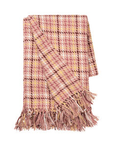 Cozy Living - Ida Bomuldstjekkast - DESERT ROSE
