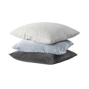 Cozy Living - Cushion Mix Soft Cotton Velvet - STREAM GREY