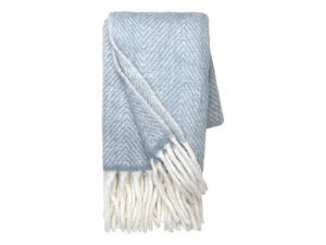 Cozy Living - Mathea Throw - Heringbone DUSTY BLUE