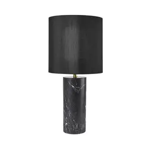 Cozy Living - Ella Marmor Lampe Pure Black m. Noir skygge