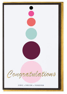 Miss Etoile - ME Card Congratulation farve prikker