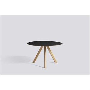 Image of Hay - CPH20 bord - Ø120 cm (lakeret eg og sort linoleum)