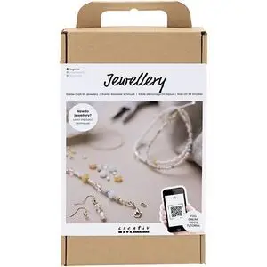 Creativ Company - Start DIY Kit Smykker Klassiske Perler, 1 pk.