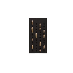 Image of We Do Wood - Alternativ knagerække - Dark - Lodret - Small