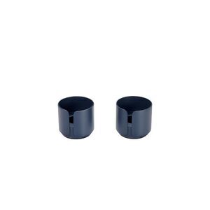 DesignBite - BIG HUG Multifunktionel lysestage - sæt med 2 stk. – Midnight blue