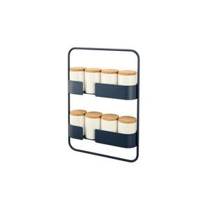 DesignBite - BIG HUG krydderiglasholder incl. 8 glas – Midnight blue