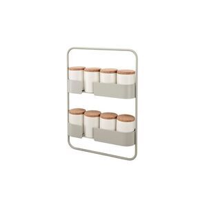 DesignBite - BIG HUG krydderiglasholder incl. 8 glas – Bone