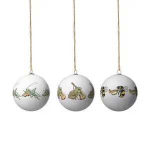 Design House Stockholm - Elsa Beskow Christmas Tree Ornaments - Frog/Bumblebee/Cricket