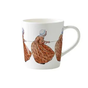 Design House Stockholm - Elsa Beskow Mug 40 cl with handle - Aunt Brown
