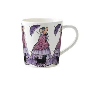 Design House Stockholm - Elsa Beskow Mug 40 cl with handle - Aunt Lavender