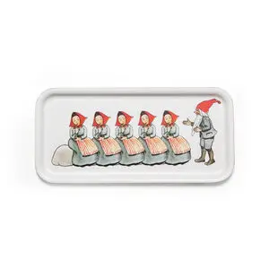 Design House Stockholm - Elsa Beskow Tray 13x28cm - Elf Family