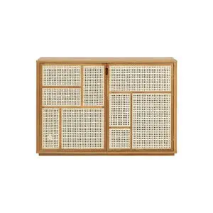 Design House Stockholm - Air sideboard - Oak, Cane