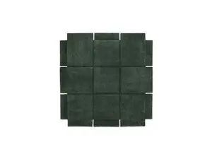 Design House Stockholm - Basket Rug 180*180 - Green