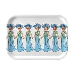 Design House Stockholm - Elsa Beskow Tray 20x27 - Cornflower