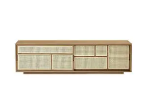 Design House Stockholm - Air Sideboard low - Oak, Cane