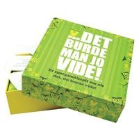 Kylskåpspoesi  spil - Det burde man jo vide 