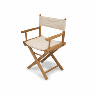 Image of Trip Trap - Directors Chair - teak/canvas