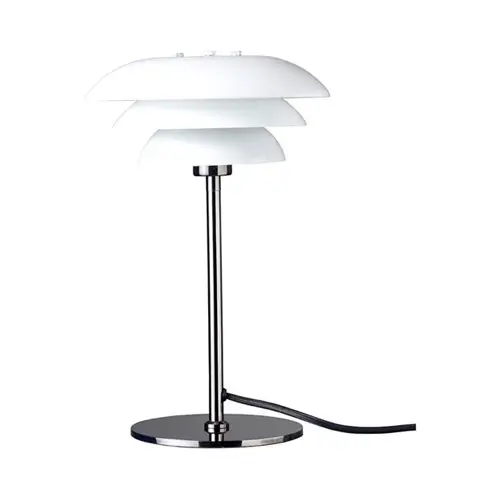 Dyberg Larsen - DL20 Opal bordlampe - Opal/Krom