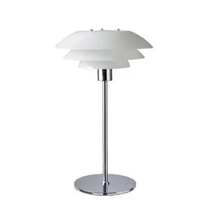 Dyberg Larsen - DL31 Opal bordlampe - Opal/Krom