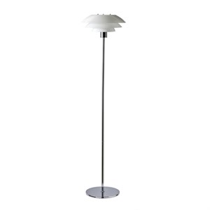 Dyberg Larsen - DL31 Opal gulvlampe - Opal/Krom
