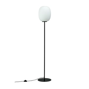 Dyberg Larsen - DL39 gulvlampe - Opal/Sort