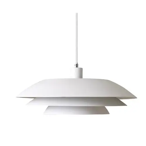 Dyberg Larsen - DL45 pendel Lampe - Mat hvid, 45 cm x 13 cm