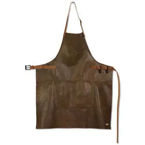 DutchDeluxes - Forklæde - BBQ Style - Vintage Brun Læder