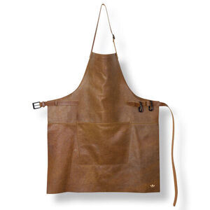 DutchDeluxes - Forklæde - BBQ Style - Vintage Cognac Læder