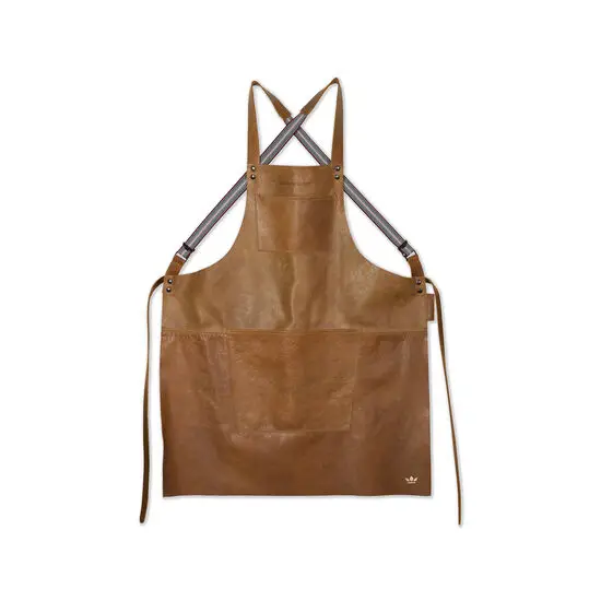 DutchDeluxes - Forklæde - Suspender Style - Vintage Cognac