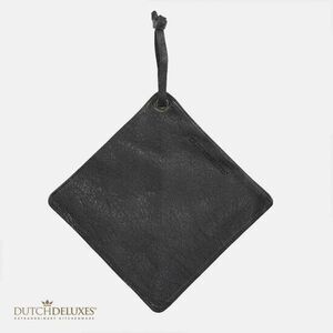 DutchDeluxes - Grydelap - Pot Holder - Vintage Grå Læder