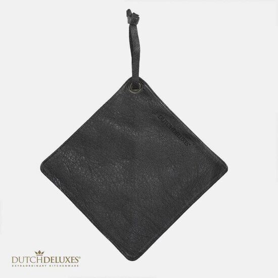 DutchDeluxes - Grydelap - Pot Holder - Vintage Grå Læder