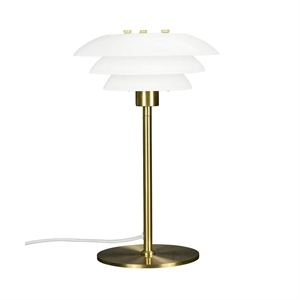 Dyberg Larsen - DL20 Opal bordlampe - Opal/Messing