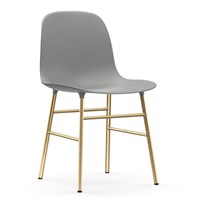 Normann Copenhagen - Form stol - Grå/messing