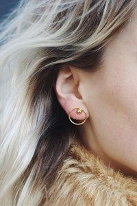 Jukserei - Eclipse Ear Stud - Guld 