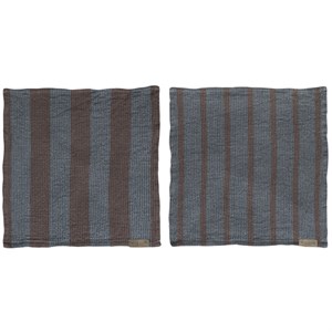 Mette Ditmer - ELVIRA karklud (2-pack) - Slate Blue